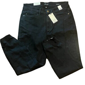 NWT Judy Blue Leopard Patch Mid Rise Skinny Jeans‎ JB82168BK  Size 14W
